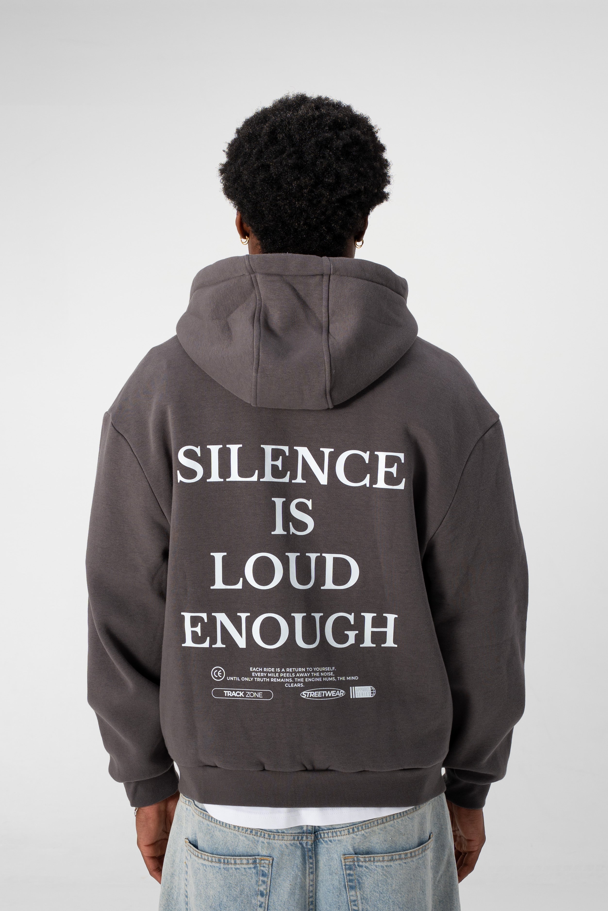 SILENCE IS LOUD ENOUGH ZIPPER