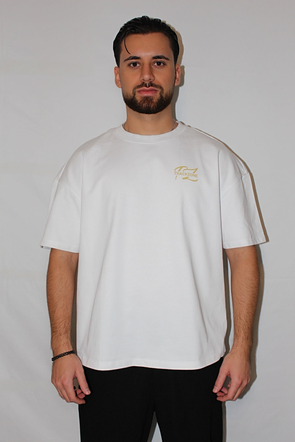 TWO WHEELS NO RULES TEE WHITE