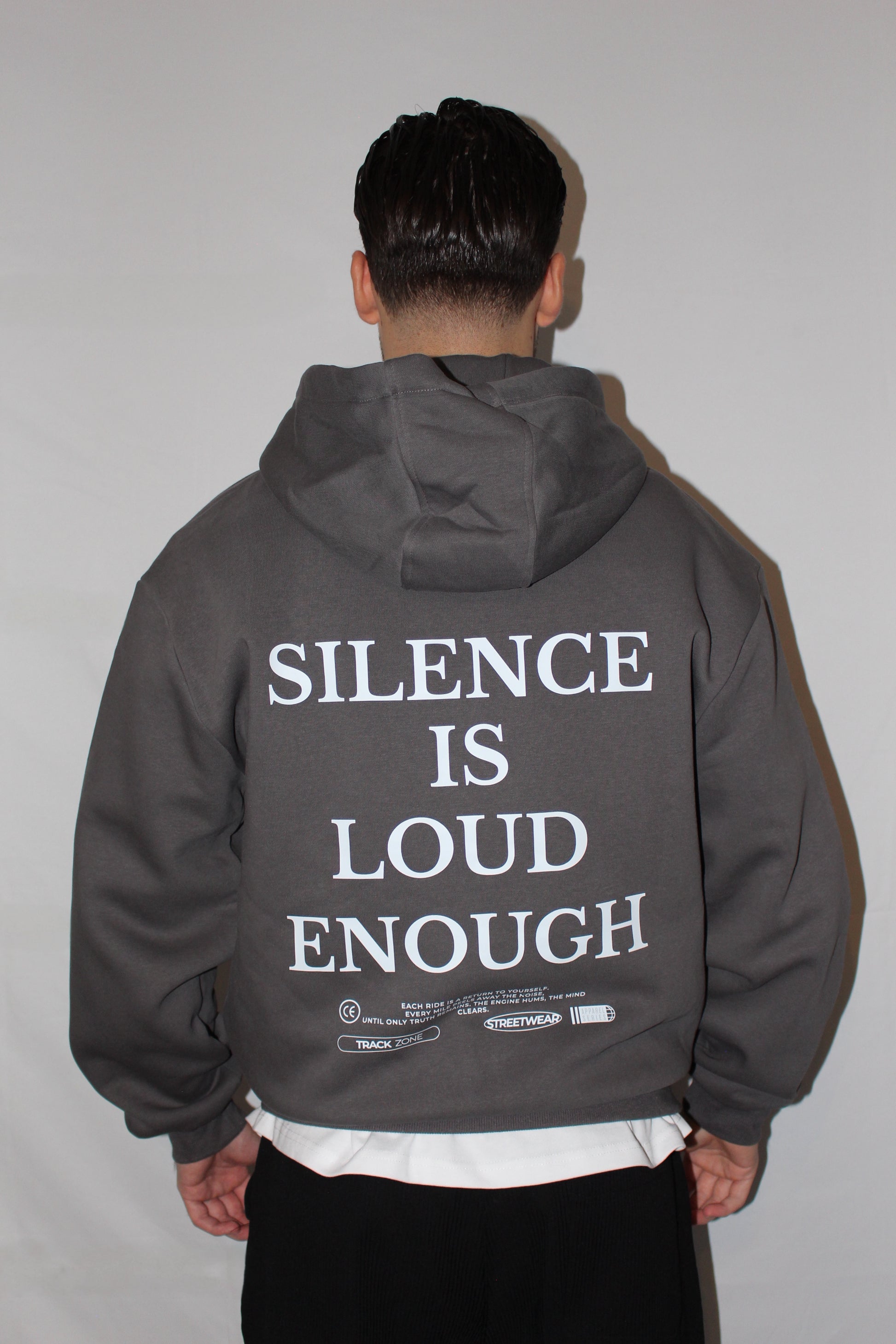 SILENCE IS LOUD ENOUGH ZIPPER