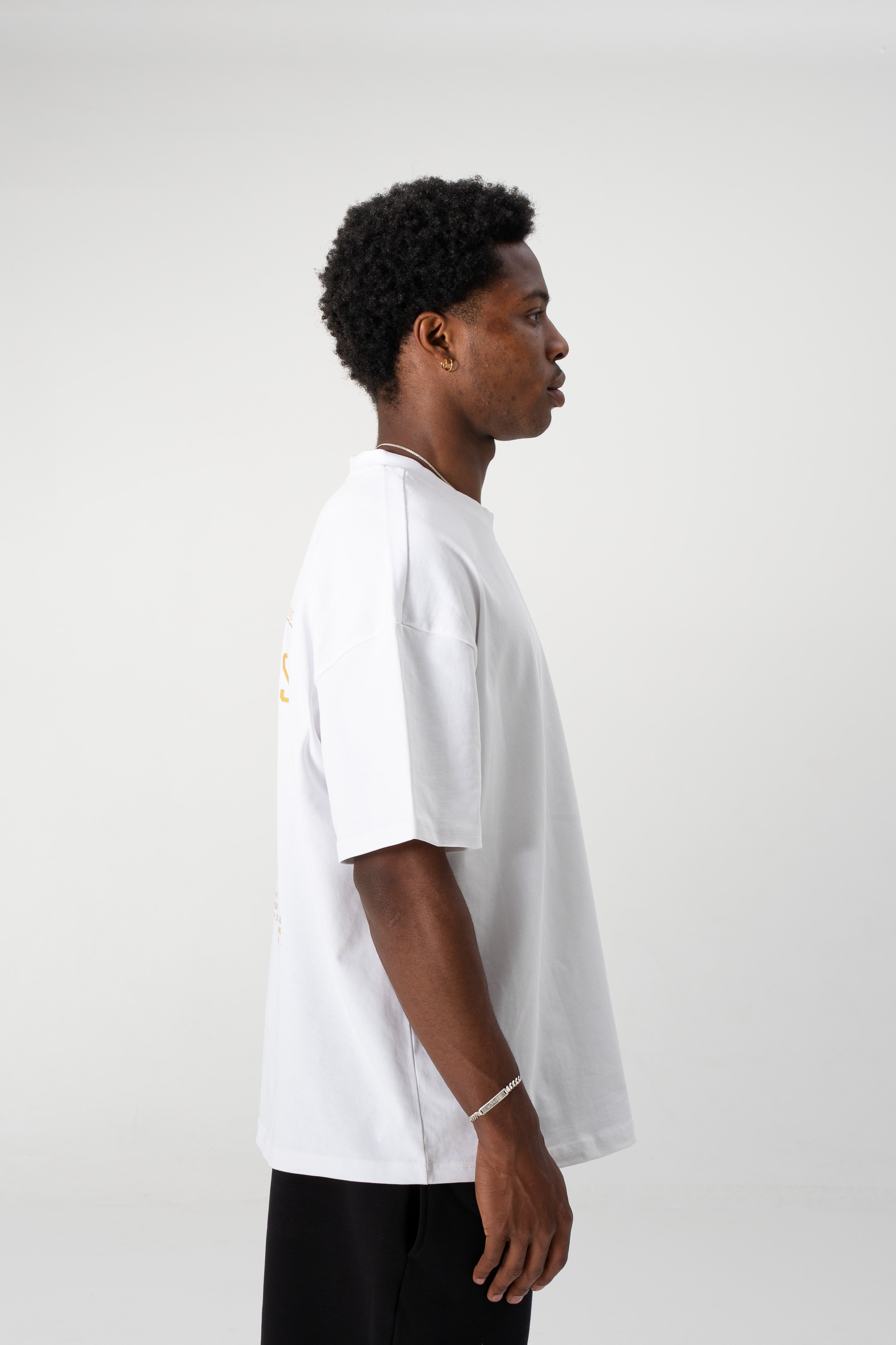 TWO WHEELS NO RULES TEE WHITE