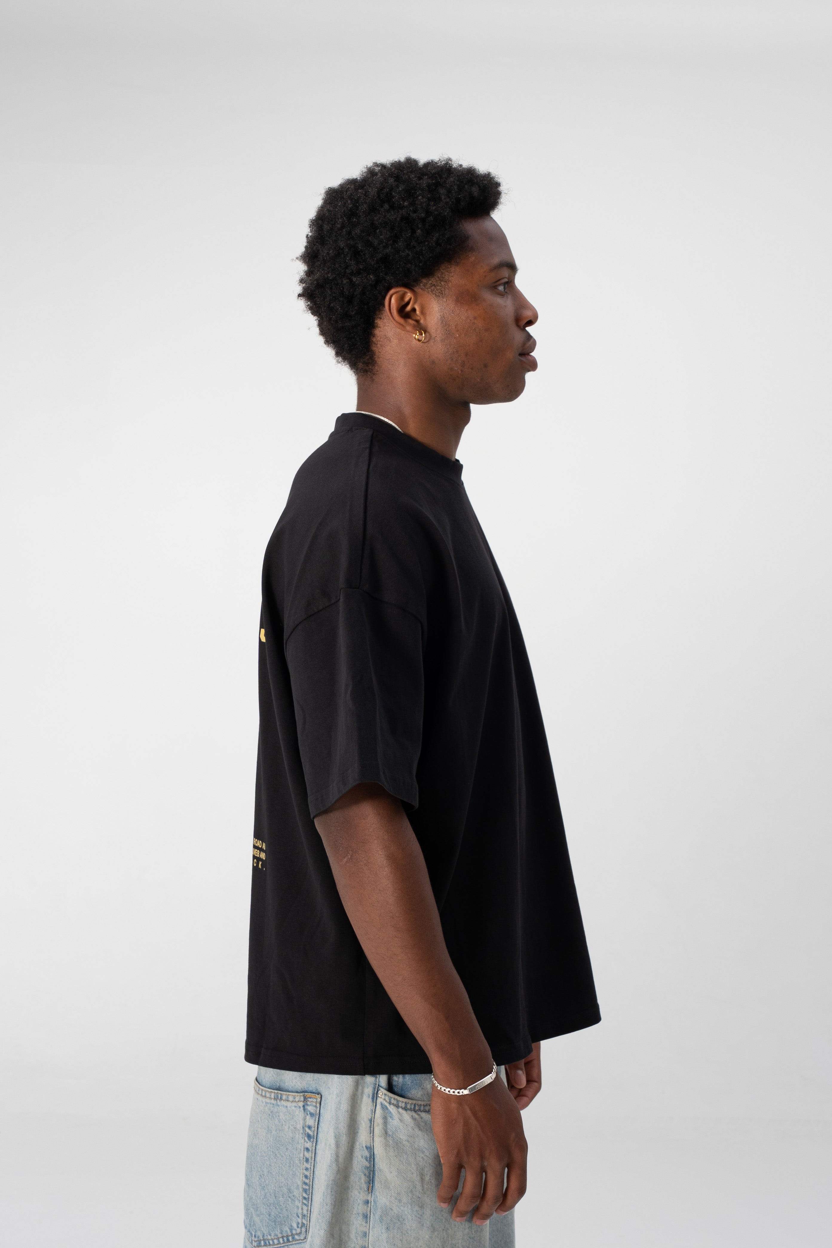 TWO WHEELS NO RULES TEE BLACK