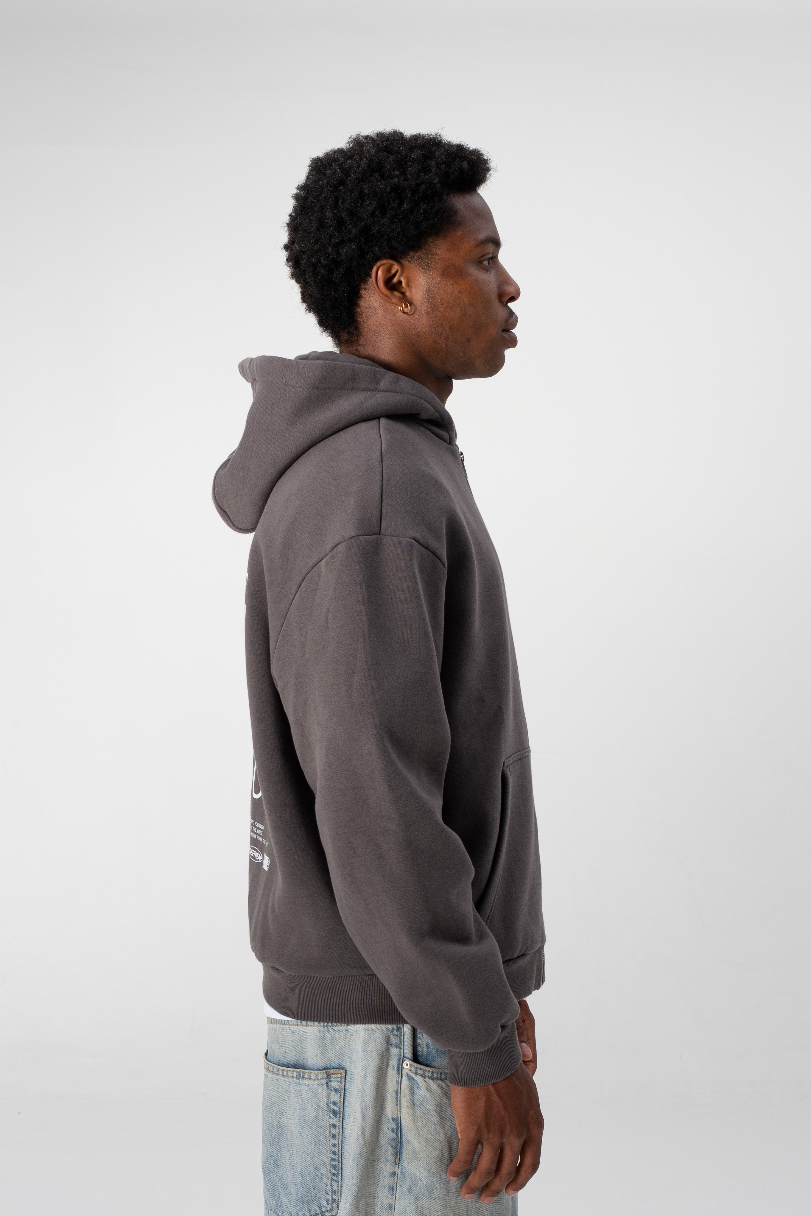 SILENCE IS LOUD ENOUGH ZIPPER
